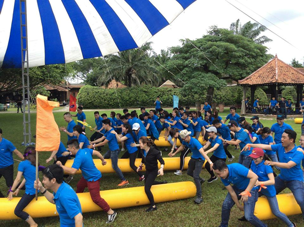 Teambuilding tại khu du lịch Bến Xưa